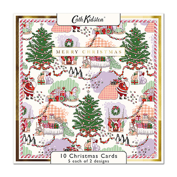 Christmas Card | Wallet of 10 | Gifts  | Cath Kidston | Ohh Deer
