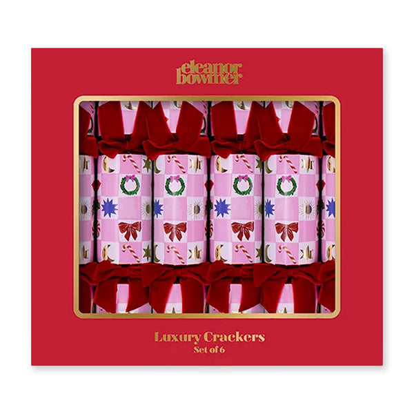 Christmas Crackers | Bow-Tique | Novelty 13 Inch | Set of 6 | Eleanor Bowmer
