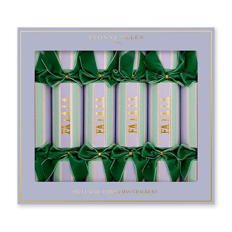 Christmas Crackers | Fa La La | Luxury 12 Inch | Set of 6 | Yvonne Ellen