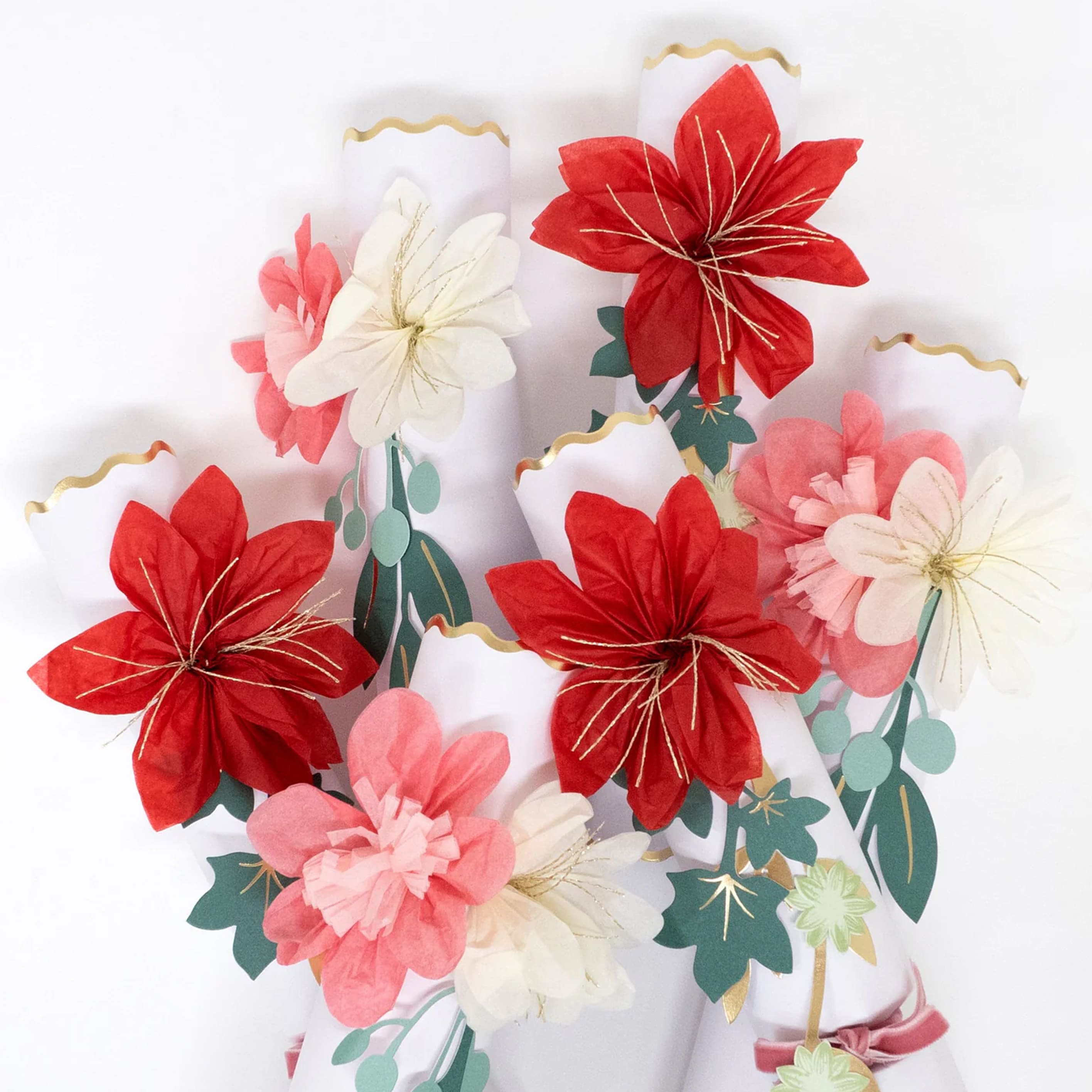Christmas Crackers | Hazel Gardiner Large Flowers | Meri Meri