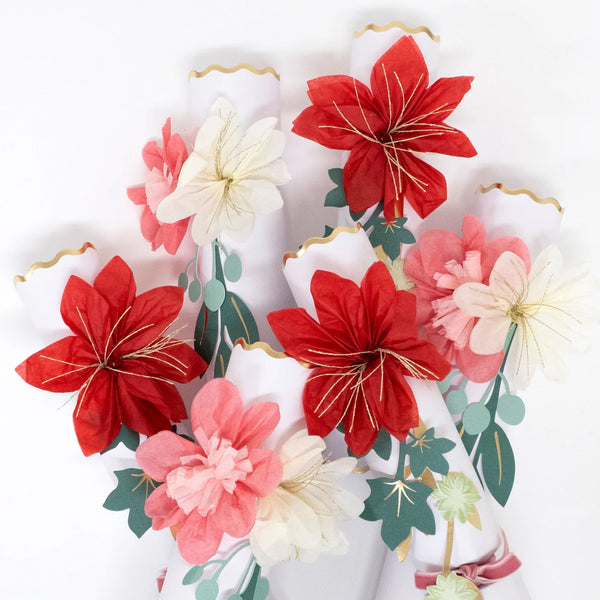 Christmas Crackers | Hazel Gardiner Large Flowers | Meri Meri