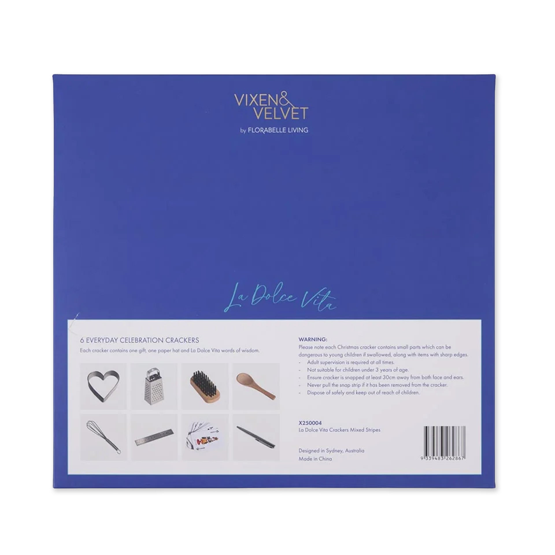 Christmas Crackers | La Dolce Vita | Mixed Stripes | Vixen & Velvet