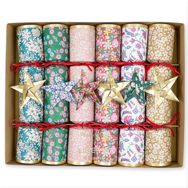 Christmas Crackers | Meri Meri X Liberty Origami Star | Set of 6 | Meri Meri
