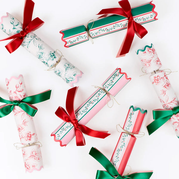 Christmas Crackers | Toile De Jouy | Set of 6 | Meri Meri