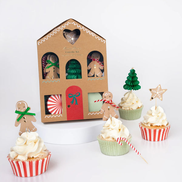 Christmas Cupcake Kit | Gingerbread | Meri Meri
