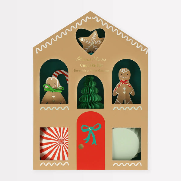 Christmas Cupcake Kit | Gingerbread | Meri Meri