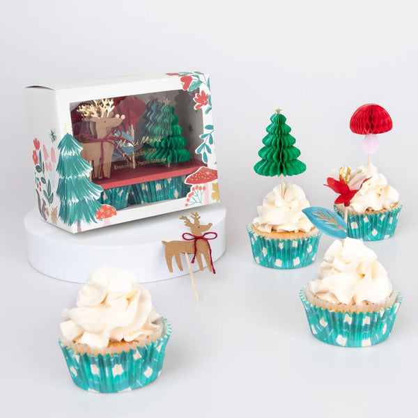 Christmas Cupcake Kit | Winter Woodland | Meri Meri
