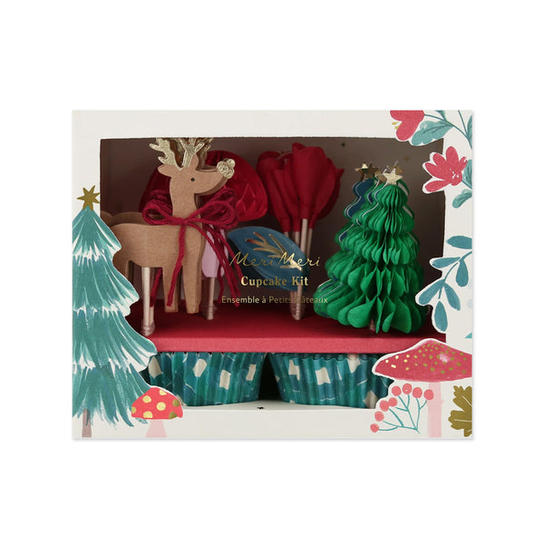 Christmas Cupcake Kit | Winter Woodland | Meri Meri