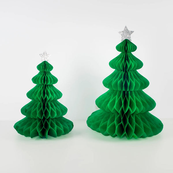 Christmas Decoration | Giant Honeycomb Trees | Set of 2 | Meri Meri