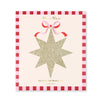 Christmas Decoration | Gold Glitter Hanging Star Decorations | Set of 12 | Meri Meri