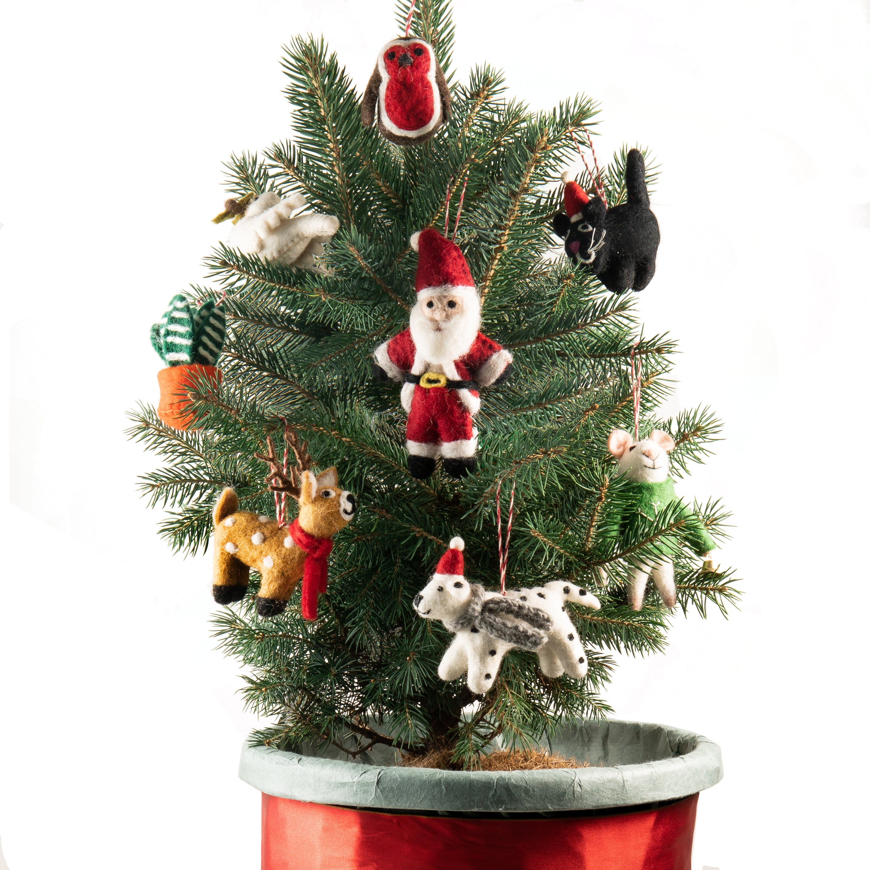 Christmas Decoration | Felt Dog Spot | Gifted Hands