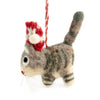Christmas Decoration | Felt Cat Claire | Gifted Hands