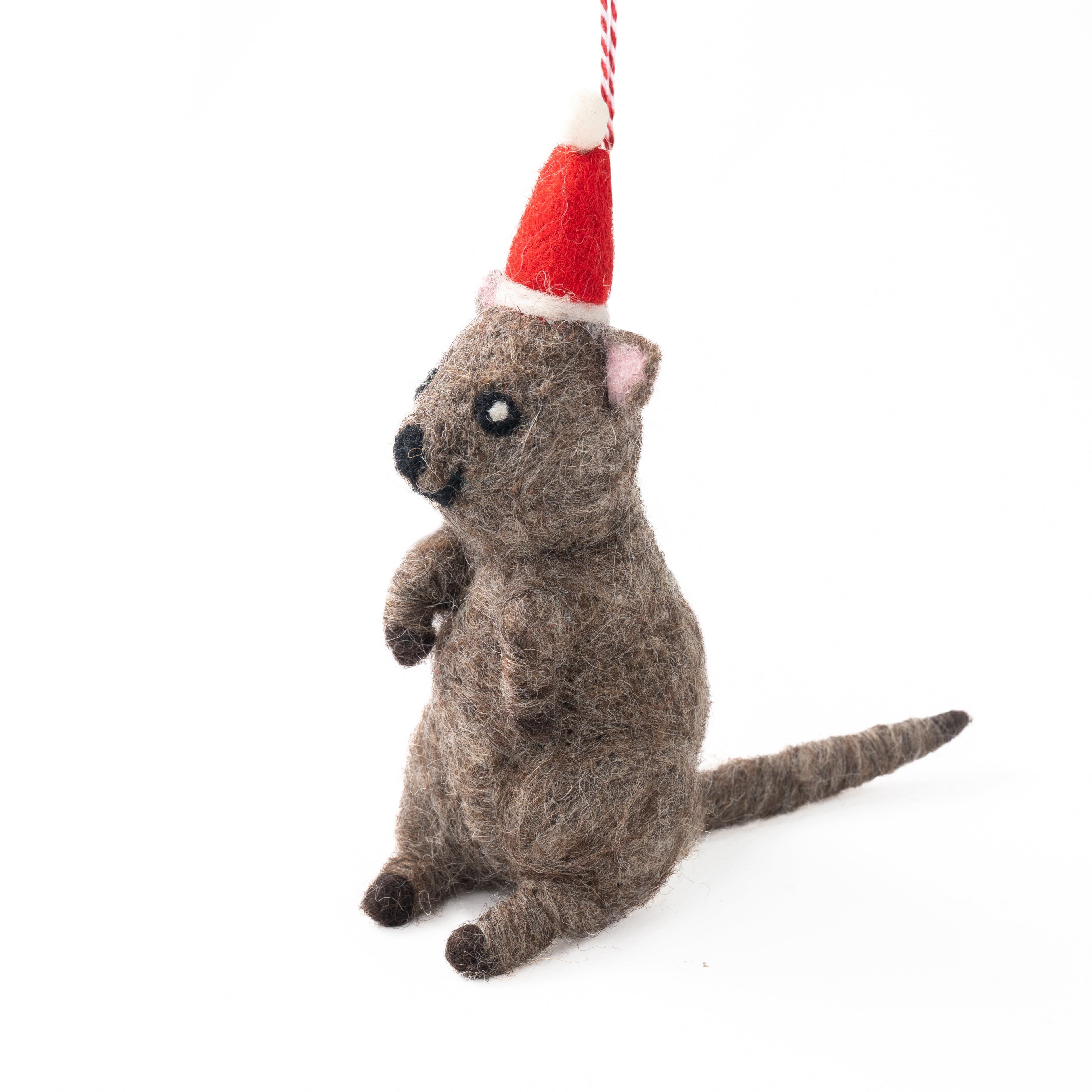 Christmas Decoration | Felt Quokka Queenie | Gifted Hands