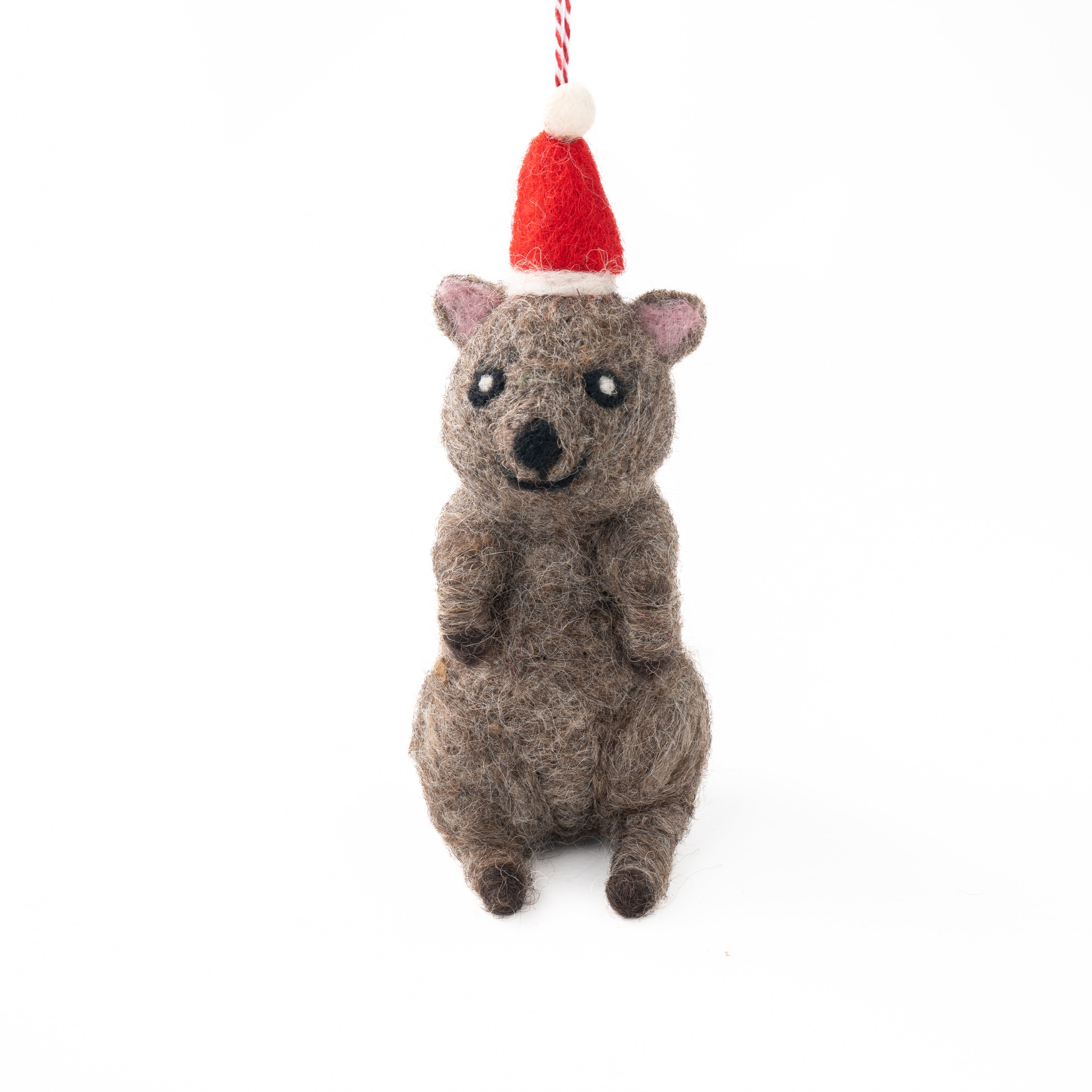 Christmas Decoration | Felt Quokka Queenie | Gifted Hands