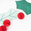Christmas Decoration | Garland | Honeycomb Holly | Meri Meri