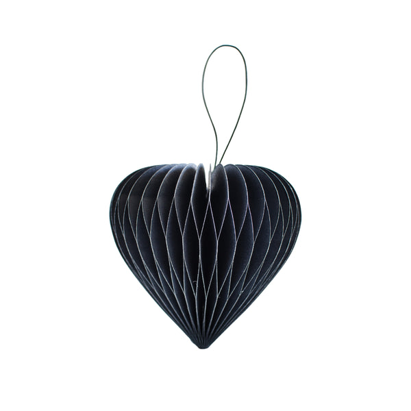 Christmas Decoration | Honeycomb Ornament | Heart | Nordic Rooms | 4 COLOUR OPTIONS AVAILABLE