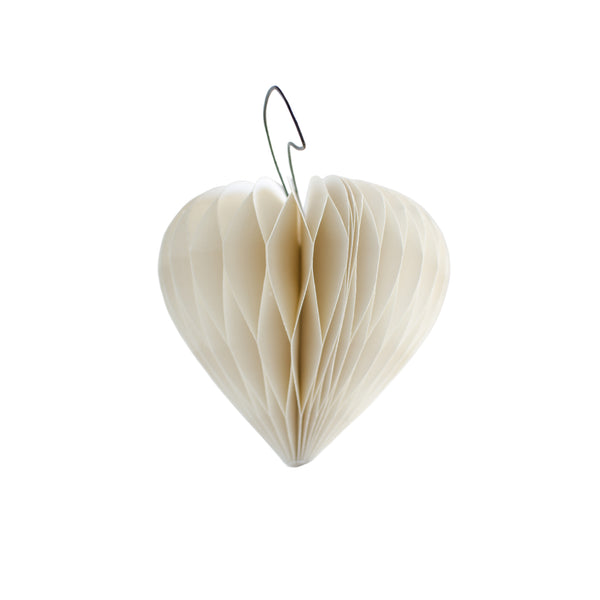 Christmas Decoration | Honeycomb Ornament | Heart | Nordic Rooms | 4 COLOUR OPTIONS AVAILABLE