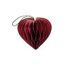 Christmas Decoration | Honeycomb Ornament | Heart | Nordic Rooms | 4 COLOUR OPTIONS AVAILABLE