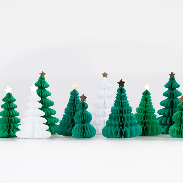 Christmas Decoration | Honeycomb Tree Decorations | Meri Meri