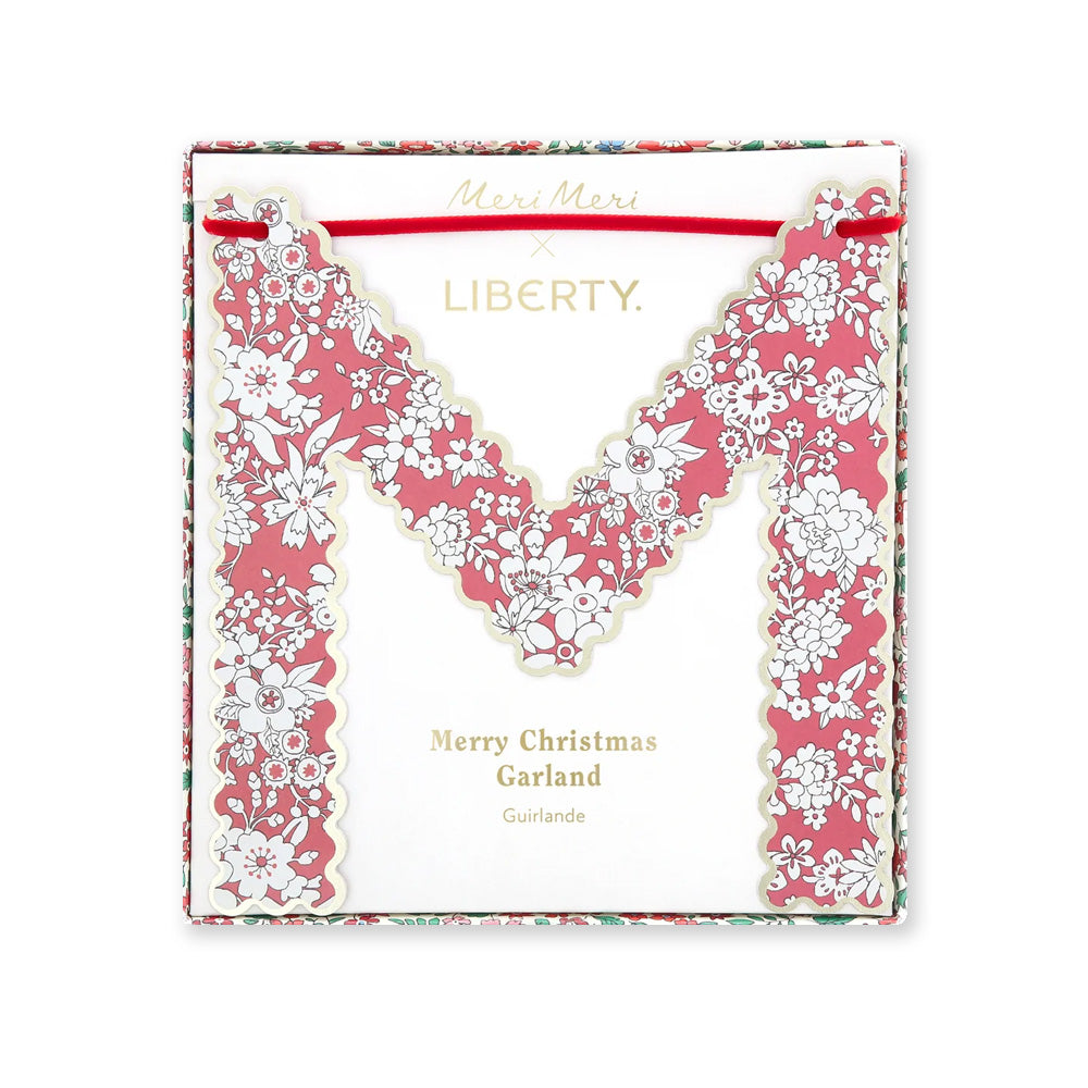 Christmas Decoration | Garland | Meri Meri X Liberty Merry Christmas | Meri Meri