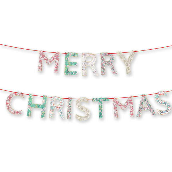 Christmas Decoration | Garland | Meri Meri X Liberty Merry Christmas | Meri Meri