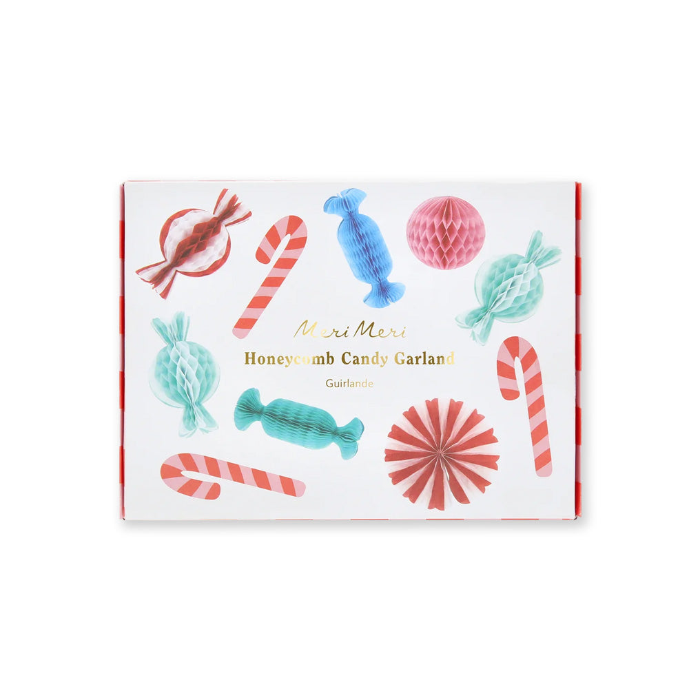 Christmas Decoration | Garland | Christmas Candy Mini Honeycomb | Meri Meri