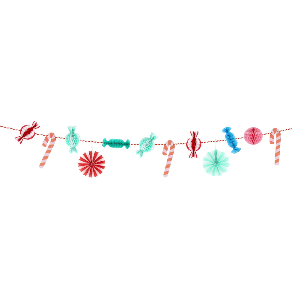 Christmas Decoration | Garland | Christmas Candy Mini Honeycomb | Meri Meri