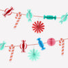 Christmas Decoration | Garland | Christmas Candy Mini Honeycomb | Meri Meri