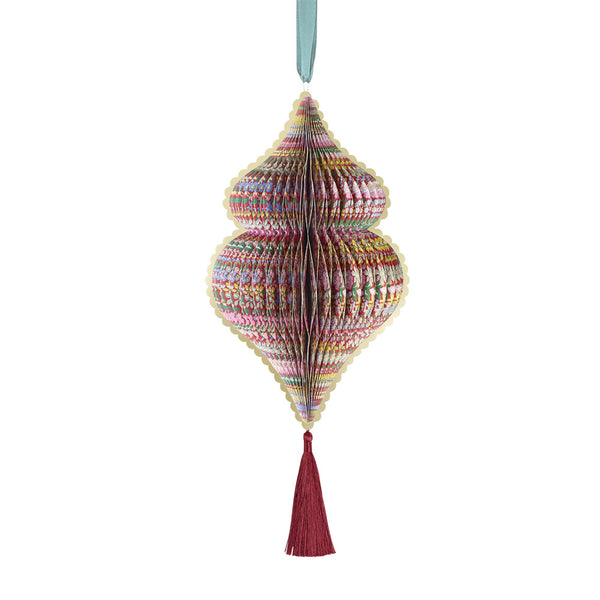 Christmas Decoration | Paper Honeycomb Decorations | Meri Meri X Liberty | Large | Set of 3 | Meri Meri