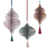 Christmas Decoration | Paper Honeycomb Decorations | Meri Meri X Liberty | Large | Set of 3 | Meri Meri