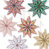 Christmas Decoration | Paper Star Tree Decorations | Meri Meri X Liberty | Set of 6 | Meri Meri