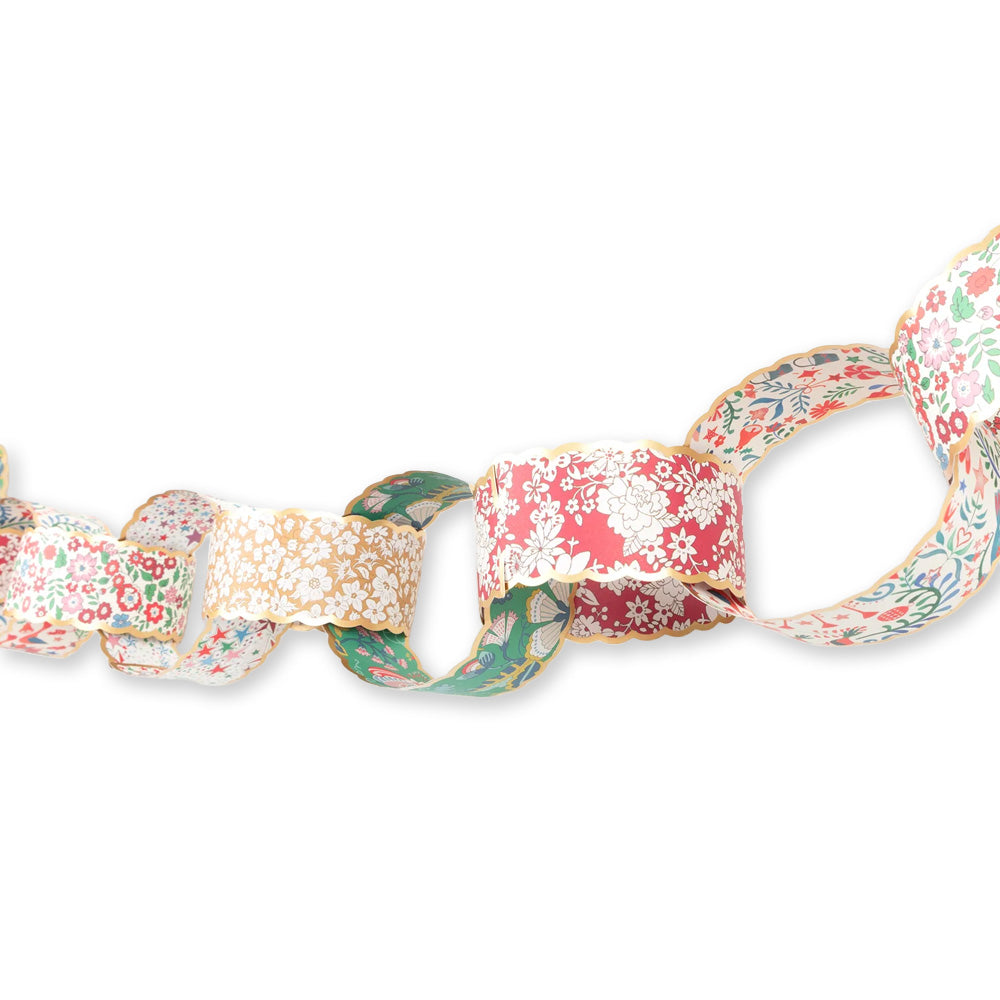 Christmas Decoration | Paper Chains Set | Meri Meri X Liberty | Meri Meri