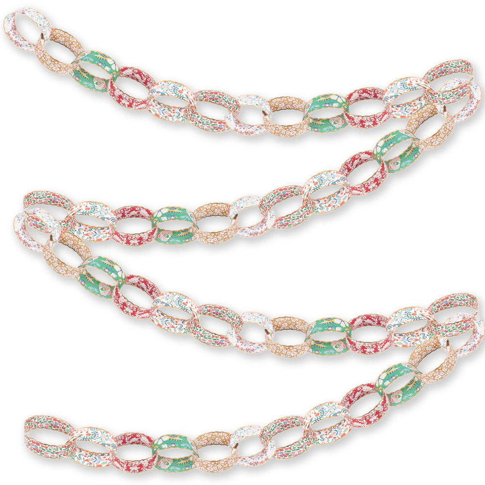 Christmas Decoration | Paper Chains Set | Meri Meri X Liberty | Meri Meri