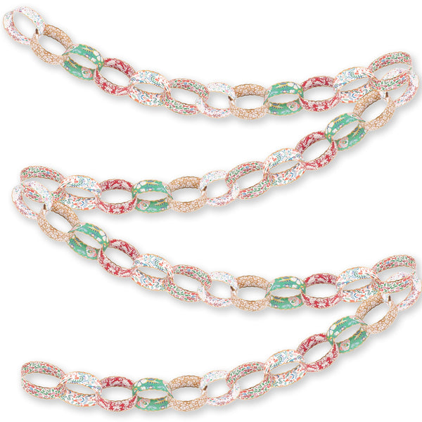 Christmas Decoration | Paper Chains Set | Meri Meri X Liberty | Meri Meri