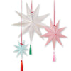 Christmas Decoration | Stripe Star Decorations | Set of 3 | Meri Meri
