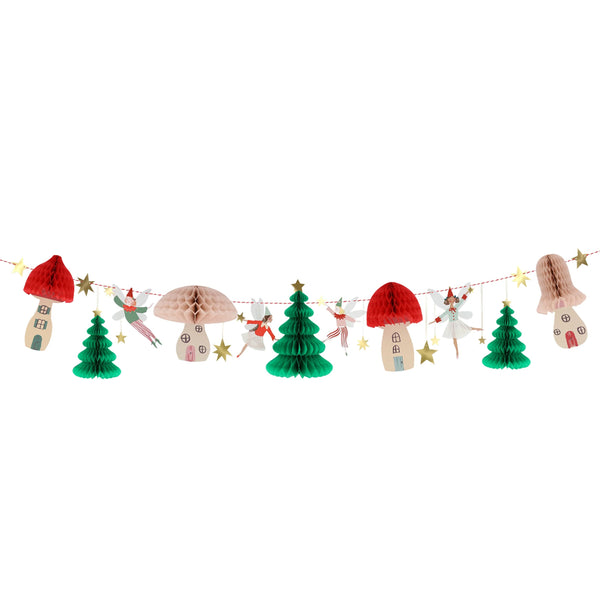 Christmas Decoration | Garland | Fairy Honeycomb Woodland | Meri Meri