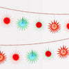 Christmas Decoration | Garland | Tissue Paper Star Garland | Meri Meri
