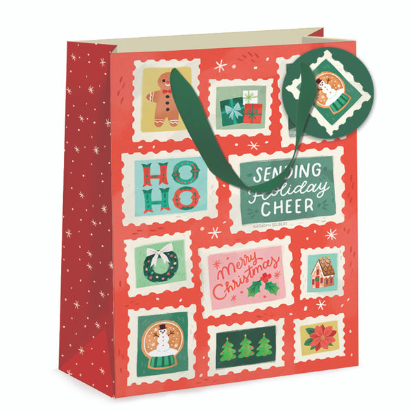 Gift Bag | Christmas | Medium | Holiday Cheer | Nelson Line