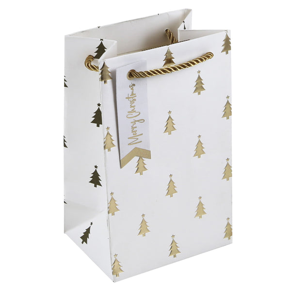 Gift Bag | Christmas | Gold Embossed Tree | Clairefontaine | 3 SIZE OPTIONS AVAILABLE