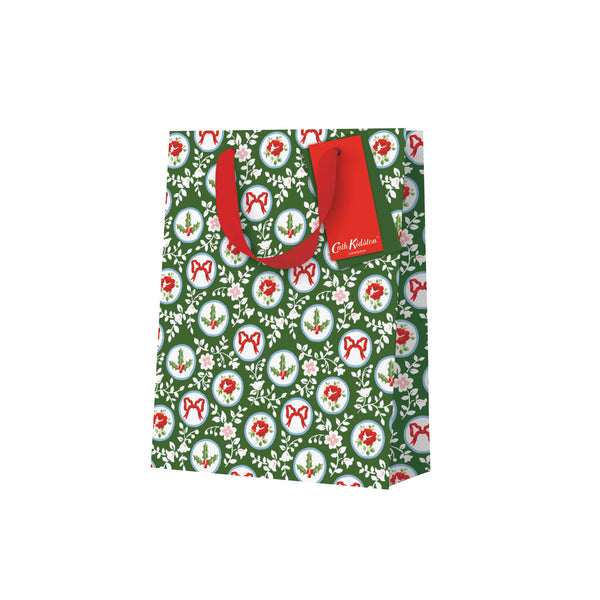 Gift Bag | Christmas | Holly and Roses | Cath Kidston | Ohh Deer | 3 SIZE OPTIONS AVAILABLE