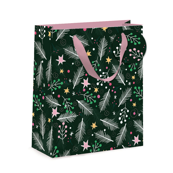 Gift Bag | Christmas | Medium | Stars and Feathers | Nelson Line
