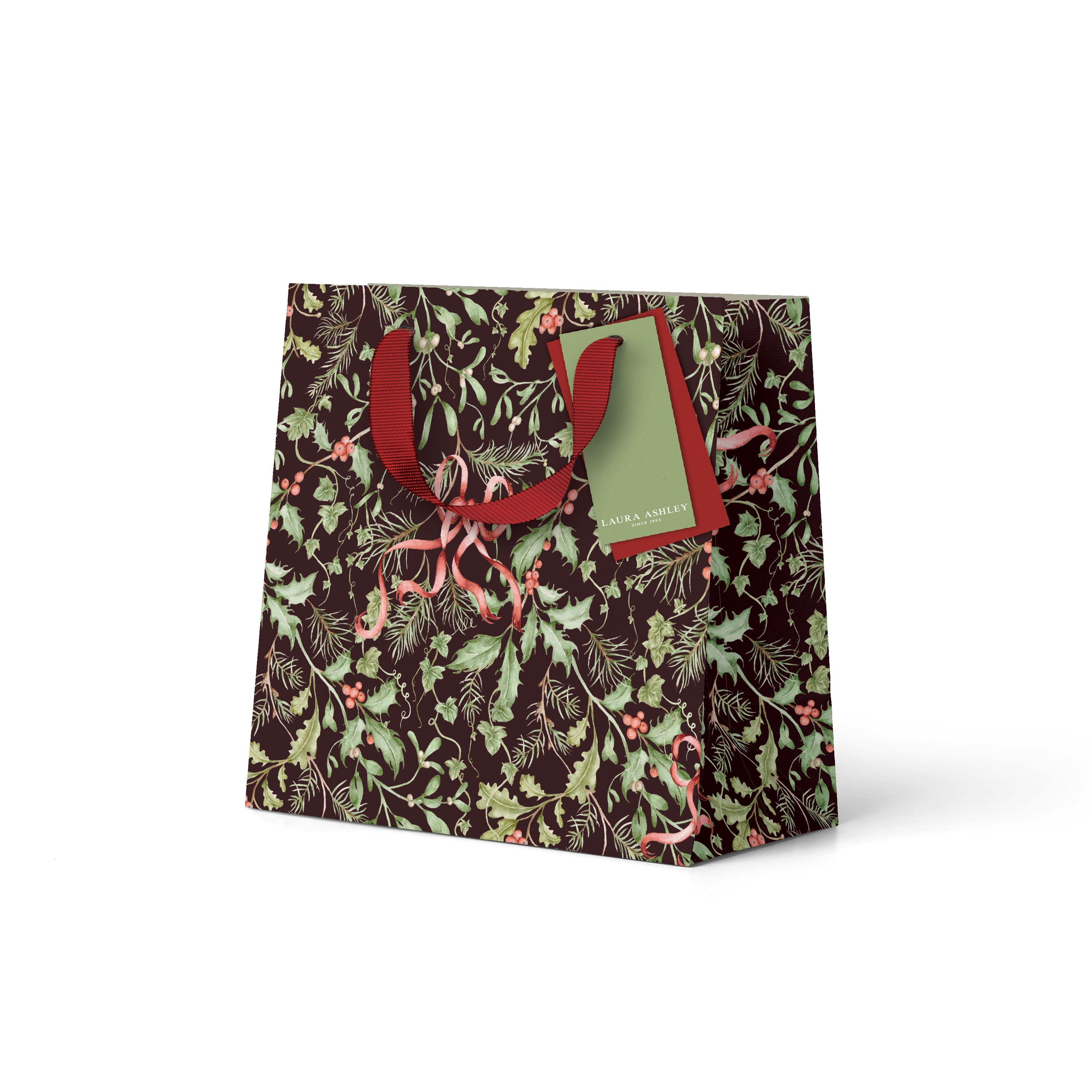Gift Bag | Christmas | Holly and Bows | Laura Ashley | Ohh Deer | 3 SIZE OPTIONS AVAILABLE