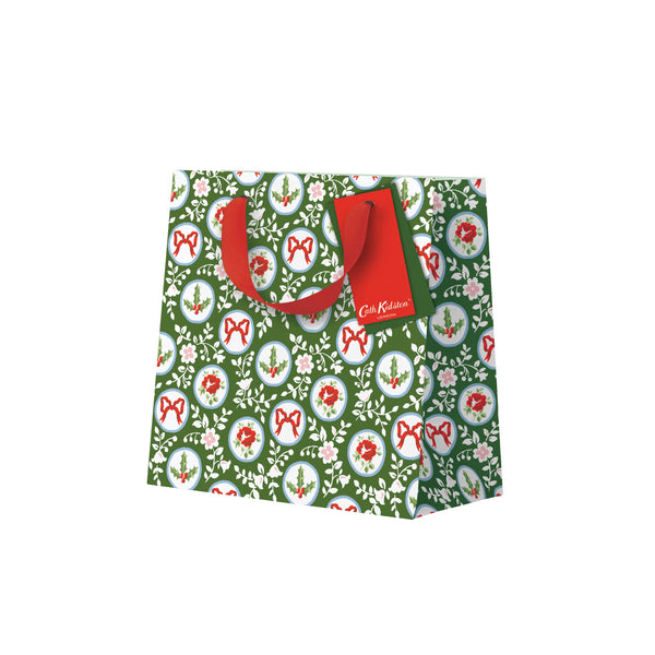 Gift Bag | Christmas | Holly and Roses | Cath Kidston | Ohh Deer | 3 SIZE OPTIONS AVAILABLE
