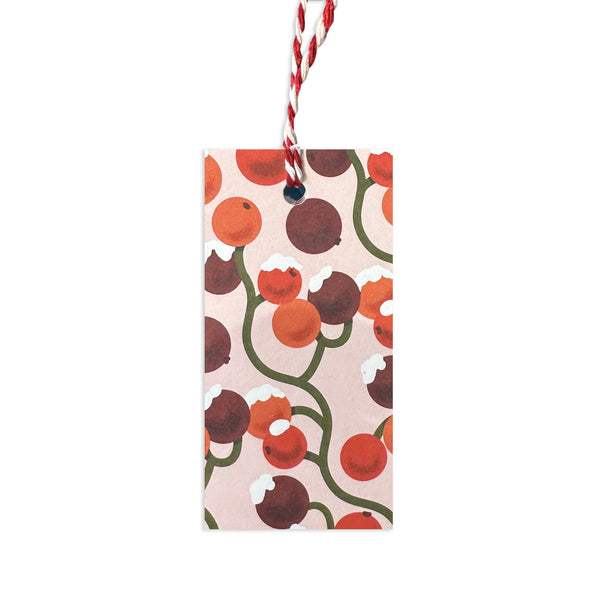 Christmas Gift Tag | Set of 10 | Berries | Noi Publishing
