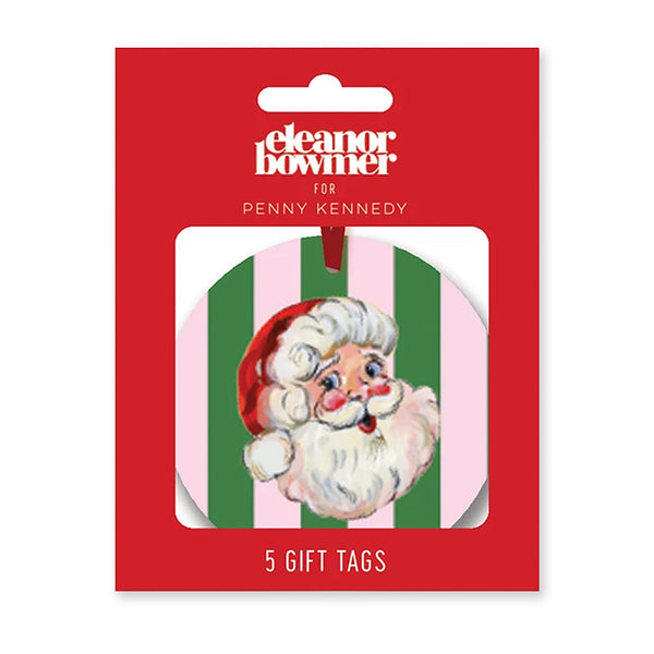 Christmas Gift Tag | Set of 5 | Jolly Santa | Penny Kennedy
