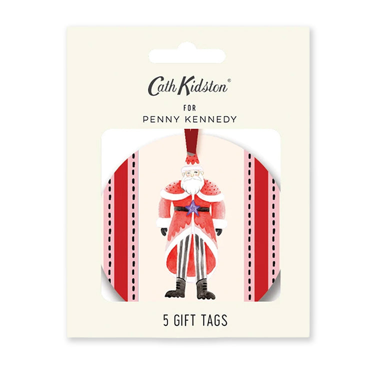 Christmas Gift Tag | Set of 5 | Cath Kidston Nutcracker Stripe | Penny Kennedy