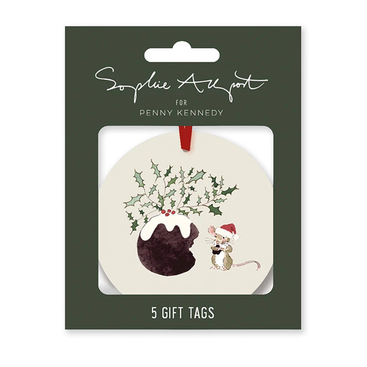 Christmas Gift Tag | Set of 5 | Christmas Puddings | Penny Kennedy