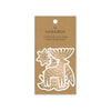 Christmas Gift Tag | Set of 6 | Adorn Shapes | Gold | Vandoros