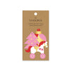 Christmas Gift Tag | Set of 6 | Drummer Boy | Bright Pink & Red | Vandoros
