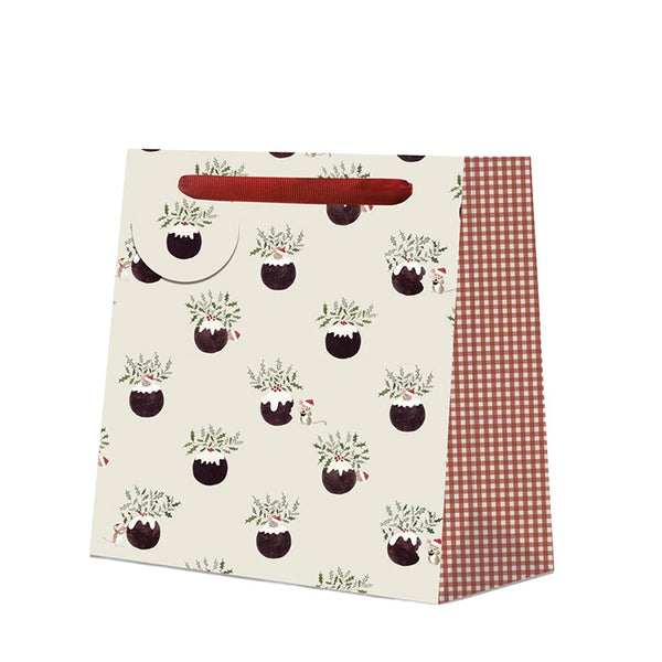 Gift Bag | Christmas | Medium | Christmas Puddings | Penny Kennedy